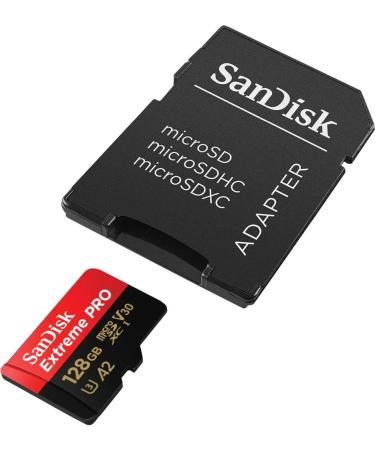 SanDisk 128GB Extreme PRO microSD Card | SDSQXCD-128G-GN6MA | 200MB/s Read | 90MB/s Write | C10 UHS-I | U3 V30 A2 - Buy Online on SooperMarket.com