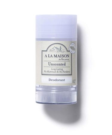 A La Maison de Provence Natural Aluminum-Free Deodorant | Unscented | Traditional French Milled Formula | Long Lasting Safe and Effective | Free of SLS Parabens and Sulfates (3 Pack) Unscented 1 Count (Pack of 3) - Buy Online on SooperMarket.com