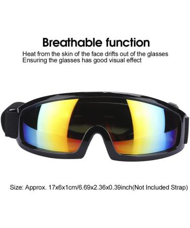 Dog Sunglasses Pet Fashion Goggles Wide View Dog Plastic Glasses for Wind Dust Snow Protection Adjustable Elastic Straps Pet Glassesfor Medium and Large Dogs(Black) - Buy Online on SooperMarket.com