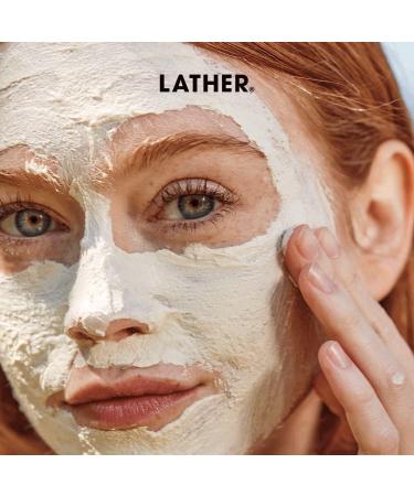 LATHER Clay Deep Pore Cleansing Face Mask | Detoxifying Bentonite Clay for Oily & Acne-Prone Skin | 4 Oz | International Shipping Available - Buy Online on SooperMarket.com