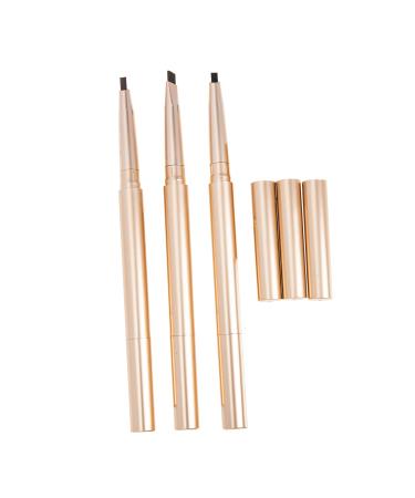 Healeved 3pcs Eyebrow Pencil Eyebrow Pencil Waterproof Brown Eyebrow Pencils Brow Pencil Black Abs