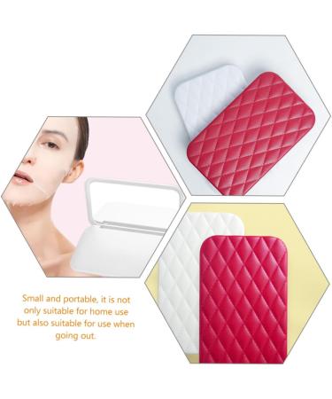 minkissy Mask Heater Portable Makeup Mirror Portable Heaters Portable Vanity Mirror Facial Mask Warmer Abs Care White Heating Instrument - Buy Online on SooperMarket.com