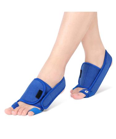 Strong Support Thumb Inversion Blue PU Silicone Arch Pad Three-dimensional Pressure Hallux Valgus Corrector