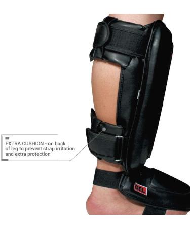 Revgear Defender Gel Heavy Hitter Shin Guards - Extra Comfort & Protection - Pre-Curved Design - Large Size - Buy Online on SooperMarket.com