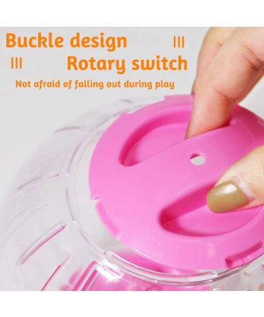 2 Pieces Hamster Running Balls Small Animal Exercise Balls Transparent Hamster Balls for Relieves Boredom and Increases Activity - Buy Online on SooperMarket.com