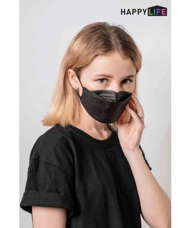 PACK OF 20 GoodDay Korean Black KF94 Certified Dust Masks for Adults - Individual Packages | 20 pcs - Buy Online on SooperMarket.com