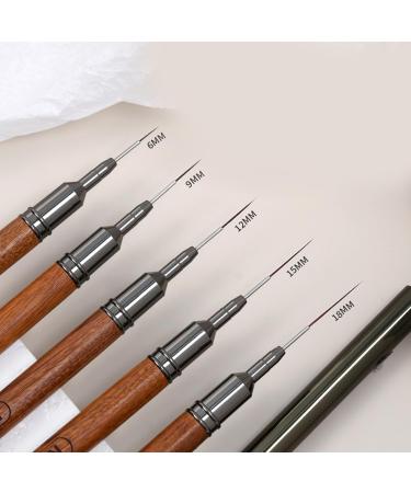 6/9/12/15/18mm Nail Art Brush Pull Line Painted Pen Nail Nail Dotting Tools Nail Art Liner Brush For Nail Artists Nail Art Design Painting Brush Nail Art Brush Nail Dotting Tools For Nail Artists - Buy Online on SooperMarket.com