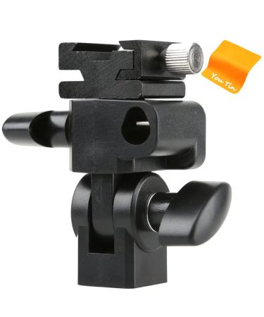 Godox Type E Flash Speedlite Hot Shoe Umbrella Light Holder Universal Mount Stand Flash Bracket Compatible with Godox V860III TT685II V850III V860II TT350 TT600 V350