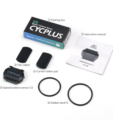 CYCPLUS Dual Module Bicycle Cadence & Speed Sensor - Bluetooth & ANT+ Compatible for Accurate Cycling Metrics - Buy Online on SooperMarket.com