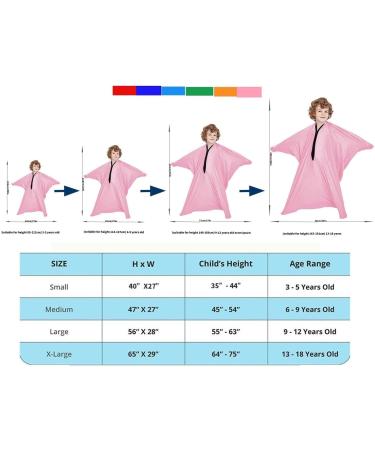 ZYUBOESO Sensory Body Sock for Kids - Full Body Wrap in Pink - Size L/Large - Relieve Stress for Children with Autism, Anxiety, ADHD, ADD - Buy Online on SooperMarket.com