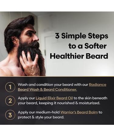 Men's Beard Care Kit - Beard Balm Oil Wash & Conditioner | The Beard Struggle Platinum Collection - Vanir's Wisdom - Buy Online on SooperMarket.com