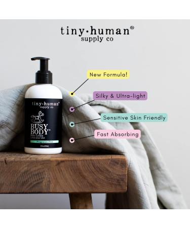 Tiny Human Supply Co Busy Body Baby Lotion 8oz - Classic Baby, Natural Ingredients - No Dyes, Parabens, or Phthalates - 8 Fl Oz - Buy Online on SooperMarket.com