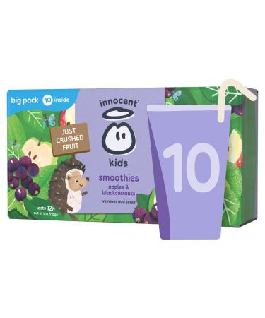 Innocent Kids Smoothies Apple and Blackcurrant 10 x 150ml