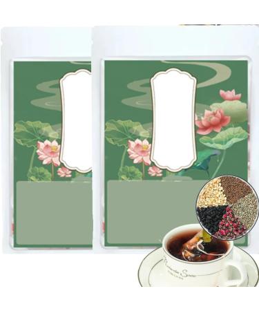 Rose and Lotus Leaf and Health Tea Health Liver Care Tea Chinese Nourishing Liver Tea Rose Lotus Leaf Tea Beauty Tea Rose Herbal Tea Rose Lotus Leaf Intestinal Cleansing Health Tea (2box)