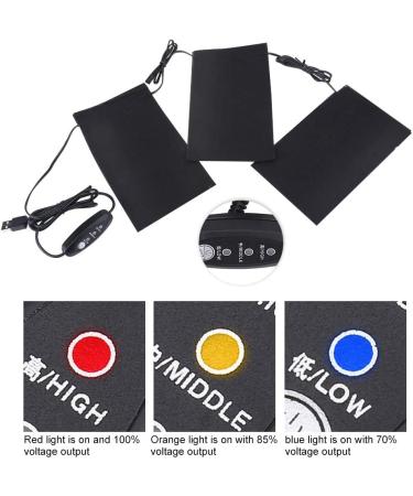 Aatraay USB Heating Cover & Heated Scarf - 5V Light Electric Pillow Set for Outdoor Winter Camping - 19x15x3 cm - Buy Online on SooperMarket.com