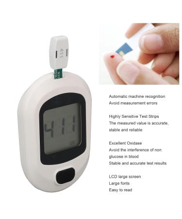 Blood Glucose Monitor Kit | 50 Test Strips & Lancets | High Accuracy Diabetes Testing - Buy Online on SooperMarket.com
