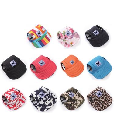 Bbeart Camouflage Pet Hat - Sports Cap with Ear Holes & Chin Straps for Medium & Large Dogs (XL) - Stylish Leisure Visier & Sun Protection - Buy Online on SooperMarket.com