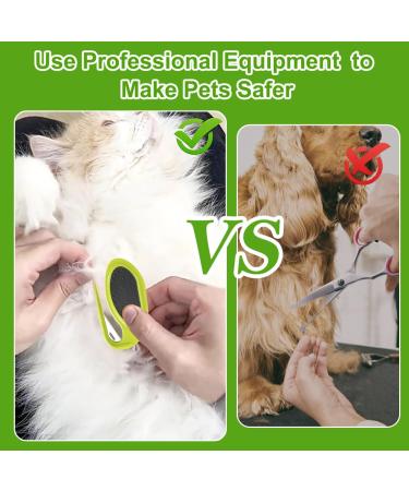 4-Piece Pet Knotting Comb Set - Hair Removal Tool for Cats & Dogs | Long-Haired Pet Care - Buy Online on SooperMarket.com