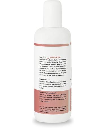 Furry Sensitive Dog Shampoo Perfume-Free Vegan All Fur Types Puppies & Dogs Made in Germany 250ml - Buy Online on SooperMarket.com