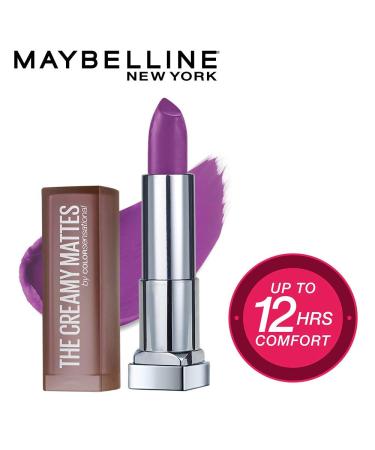 Maybelline New York Color Sensational Purple Matte Lipstick - Vibrant Violet 0.15 oz - Buy Online on SooperMarket.com