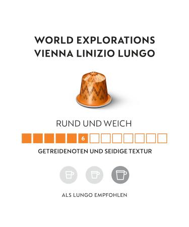 Buy Nespresso Original Vienna Lungo Coffee Capsules - Medium Roast 30 Capsules (Pack of 3) - International Shipping Available - Buy Online on SooperMarket.com