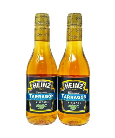 WYKED YUMMY Gourmet Vinegar Bundle - Heinz Tarragon Vinegar (2x 12 FL OZ) + Bonus Wyked Yummy 4-in-1 Measuring Spoon - Buy Online on SooperMarket.com