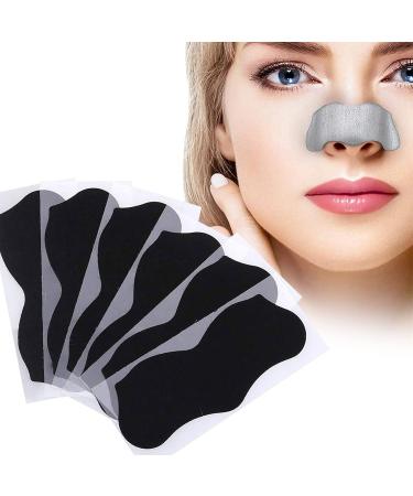 Pore Strips (80pcs) Natural Charcoal Blackhead Strips for All Skin Types - Nose & Face Blackhead Remover - Buy Online on SooperMarket.com