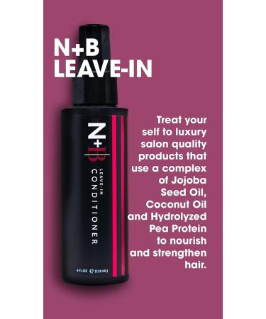 N+B Leave-In Conditioner & Detangler Spray | For Curly & Straight Hair | Deep Moisturizer for Dry, Damaged, Frizzy Hair | Sulfate, Paraben & Cruelty-Free - Buy Online on SooperMarket.com