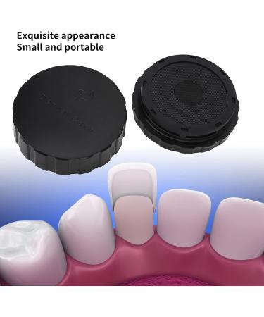 Portable Round Press Box - Reusable Prosthesis Veneer Storage with Replacement Pad | Night-Mouth Conservation Solution - Buy Online on SooperMarket.com