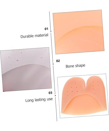 Silicone Toe Pouches 4 Pairs - Toe Cover Sleeves, Separator, Protectors & Pads - Buy Online on SooperMarket.com