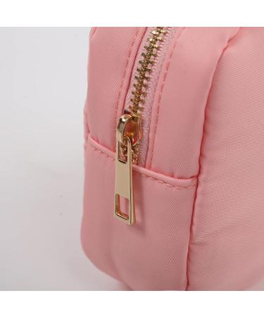 YogoRun Large Makeup Pouch Bag Travel Cosmetic Nylon Zipper Pouch for Women/Girls/Teens (Pink, L) - Buy Online on SooperMarket.com