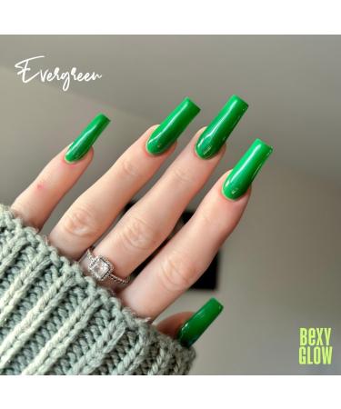 BEXY GLOW Green Colour Acrylic Powder "Evergreen" Acrylic Nail Powder for Nails Extension Acrylic Nails Extension for Nail Art 20g | 0.7oz - Buy Online on SooperMarket.com