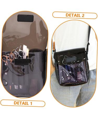 Balacoo Clear Makeup Bag - Versatile Crossbody Purse & Organizer for Cosmetics Hair Tools and Travel | PVC 21x20x5.5cm - Buy Online on SooperMarket.com