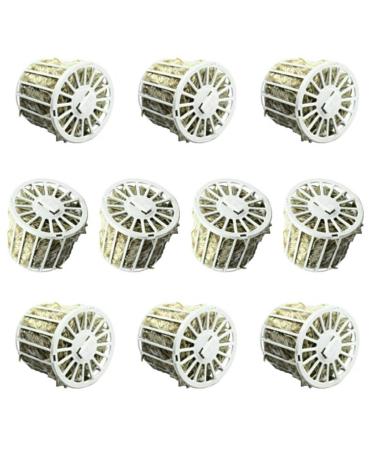 Moondown Farm Nesting Material Holders 10 Pack Jute Filled for Cage Canary Finch Budgie