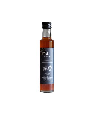 Burren Balsamics Strawberry and Mint Infused White Balsamic Vinegar of Modena 250ml Strawberry and Mint 250ml