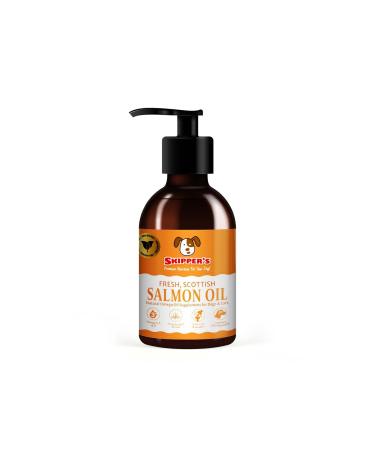 SKIPPER'S Fresh Scottish Salmon Oil for Dogs - 100% Pure Omega 3 6 & 9 Fish Oil Supplements for Dog Cat Horse Ferret & Pets | Treats Itchy Skin Natural Coat Brain Health Joints & Immune System 250 ml