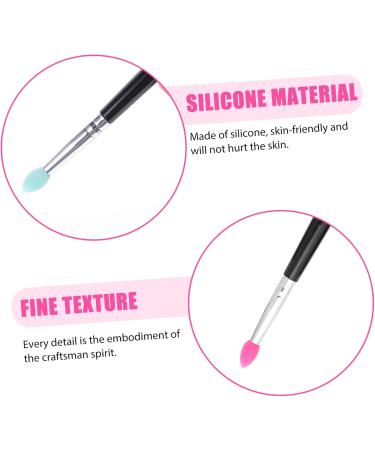 Mikinona 5pcs Silicone Eyeshadow Brush Makeup Brush Eyeshadow Makeup Sponge Makeup Tool Make up Accessories - Buy Online on SooperMarket.com
