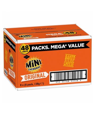 Jacobs Mini Cheddars Original 48 x 23g