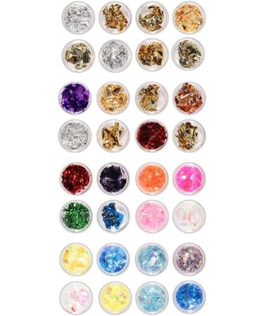 Brensty Nail Tools Set Manicure Varnish Starry Foil Sticker Glitter Flake Drill Nail Art Pen - Buy Online on SooperMarket.com