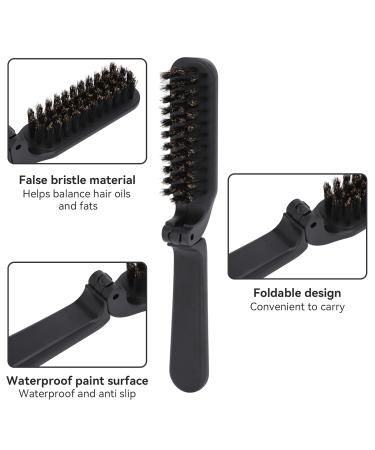 Collapsible Hairbrush & Travel Beard Styling Combs | Double-Headed Antistatic Brushes for Men | Smooth Shine & Style Anywhere - Buy Online on SooperMarket.com