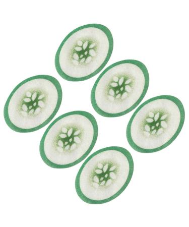 LEORX 100pcs Under Eye Pads Disposable Cucumber Print Non-Woven Eye Patches Eyelash Pad DIY Eye Care Tool for Home Travel Salon