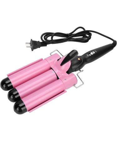 Curling Iron Wand 3 Barrel Curling Iron Wand Adjustable Hair Curler Waver Crimper Hair Styling Tool ( 32mm) Pink 32mm - Buy Online on SooperMarket.com