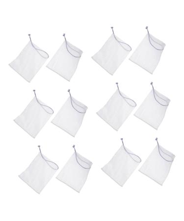 MUSISALY 80 Pcs Soap Bag Soap Net Foaming Net Face Scrubber Facial Cleaning Soap Bag Sulphur Soap Nylon
