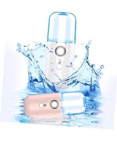 FOYTOKI 3pcs Nano Water Replenishing Instrument Facial Mister Cool Mist Handheld Steamer White Plastic - Buy Online on SooperMarket.com