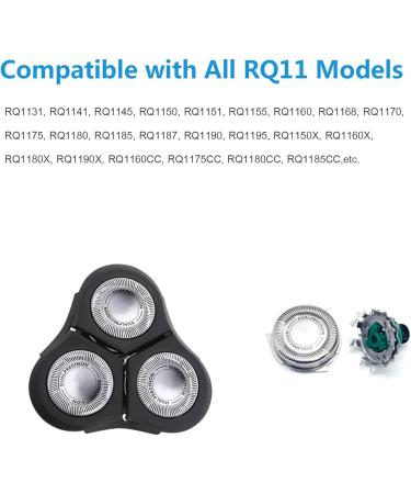 RQ11 Replacement Head for Philips Norelco Shaver Series RQ11/YS11 1 pack - Buy Online on SooperMarket.com