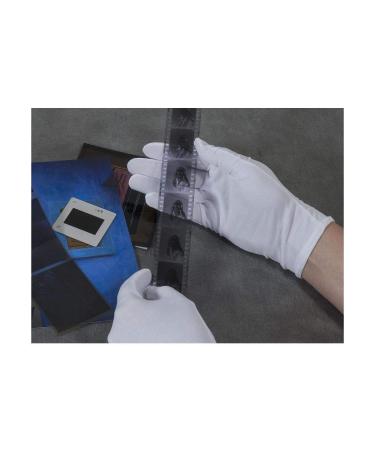 Archival Methods White Lintless Nylon Gloves Small Package of 12 Pairs.