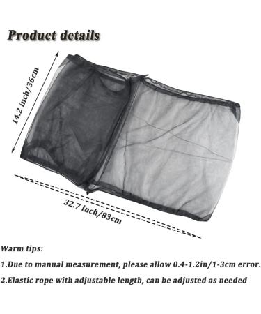 SYOOY Birdcage Cover Seed Catcher | Universal Nylon Mesh Parrot Cage Net Skirt Guard | Extra Large for Round & Square Cages | Black - Buy Online on SooperMarket.com