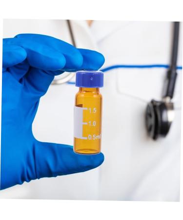 PLAFOPE 200 Pcs Sampling Bottle Borosilicate Sample Vial with Graduation Clear Container Liquid Sampling Transparent Clear Hplc Vial Laboratory Glass With Cover Reagent Bottle 1X1cmx2pcs As Shownx2pcs - Buy Online on SooperMarket.com