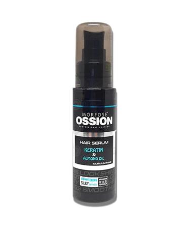 Morfose Hair Serum - Infused with Keratin and Almond Oil to Nourish Add Shine and Reduce Frizz while Protecting from Heat Damage 75 ml