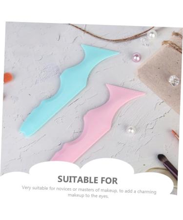 2pcs Multi-Function Shield Eyeliner Applicator Eyelash Lash Guide Aid Beauty Ruler Stencil - Buy Online on SooperMarket.com